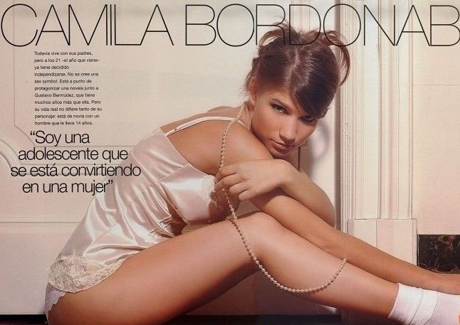 Camila Bordonaba Nackt und Sexy. Foto - 1