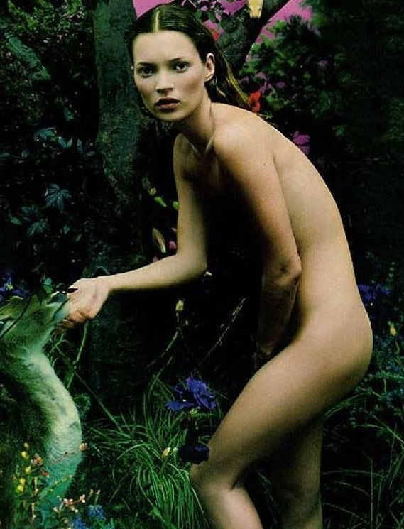Кейт Мосс голая. Фото - 9