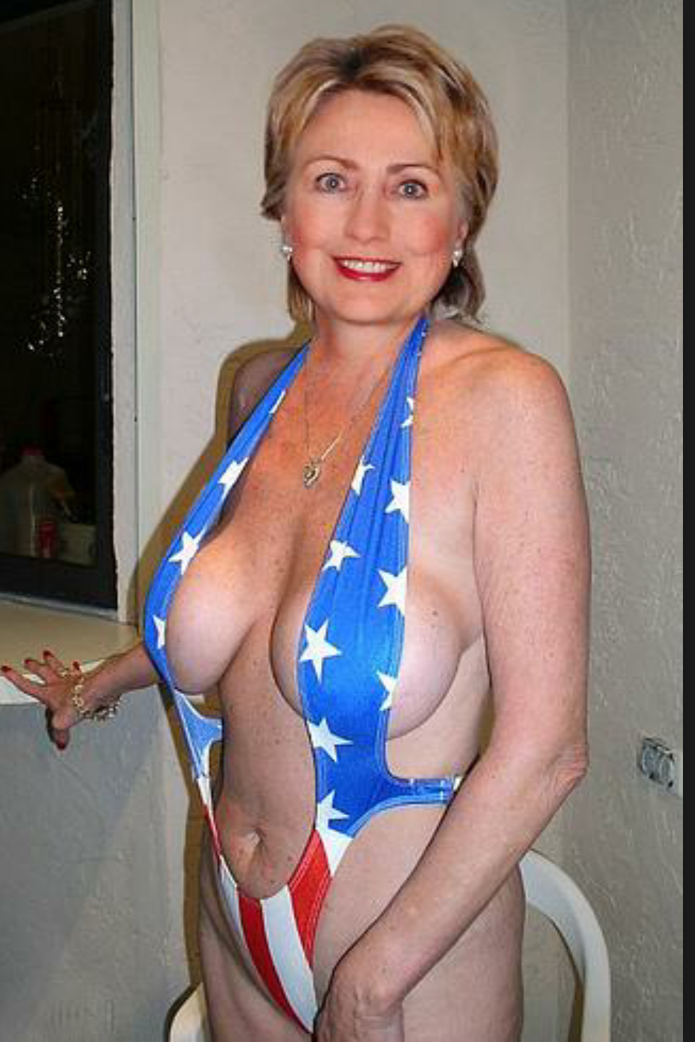 Хиллари Клинтон голая. Фото - 17
